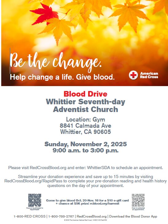 fall 2025 wsda blood drive promo